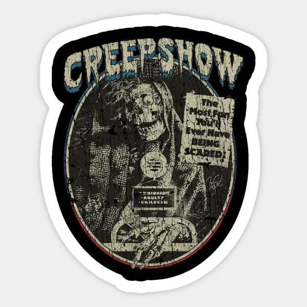 CREEPSHOW HORROR 70s - VINTAGE RETRO STYLE Sticker by lekhartimah